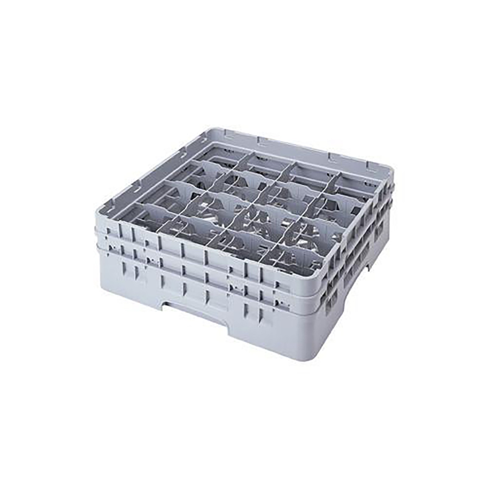 Cambro 16S638151 16 Compartment 6 7/8 in Camrack® Glass Rack