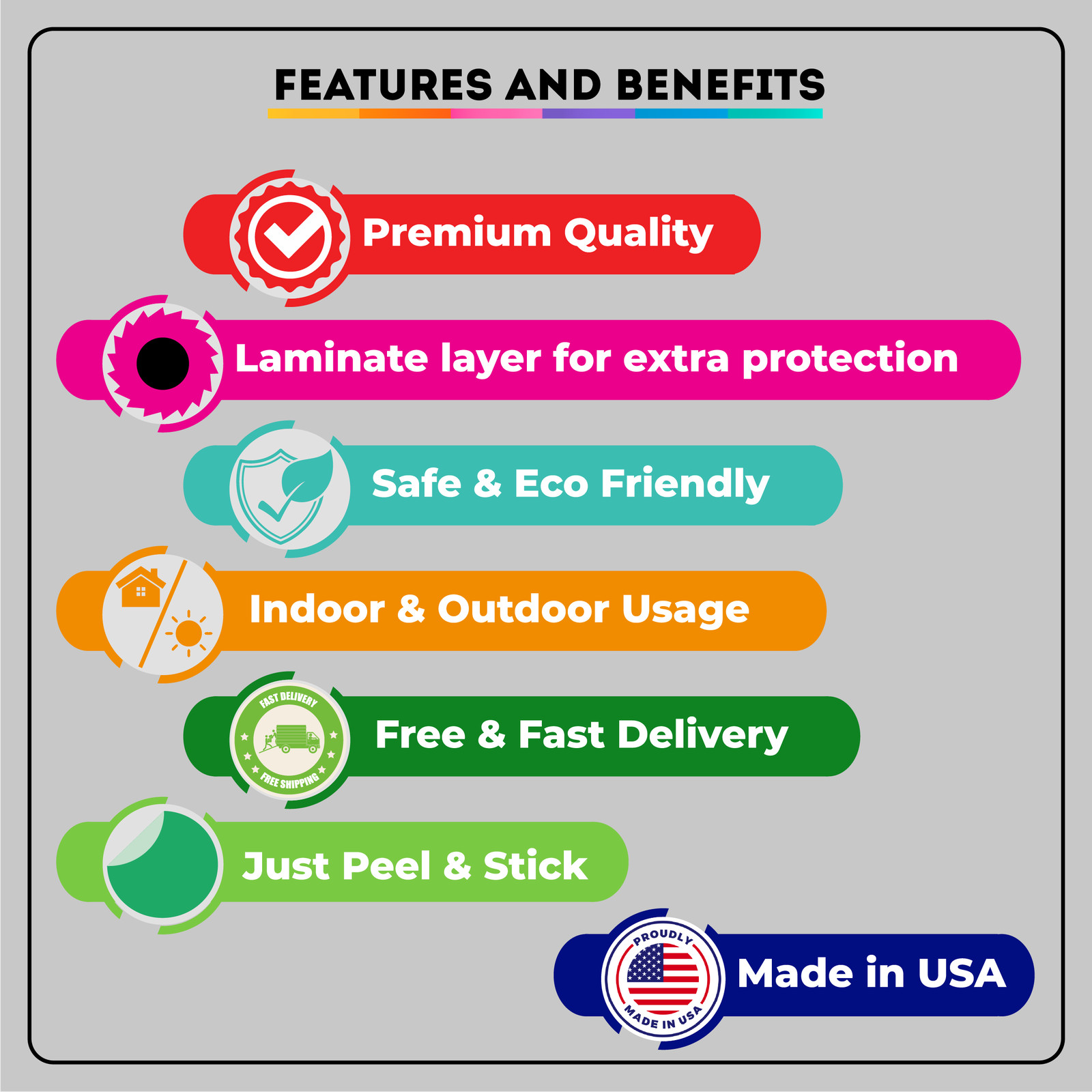 SHIPPING OFFICE RING BUZZER ASSISTANCE| Laminated Vinyl Decal Sticker Label