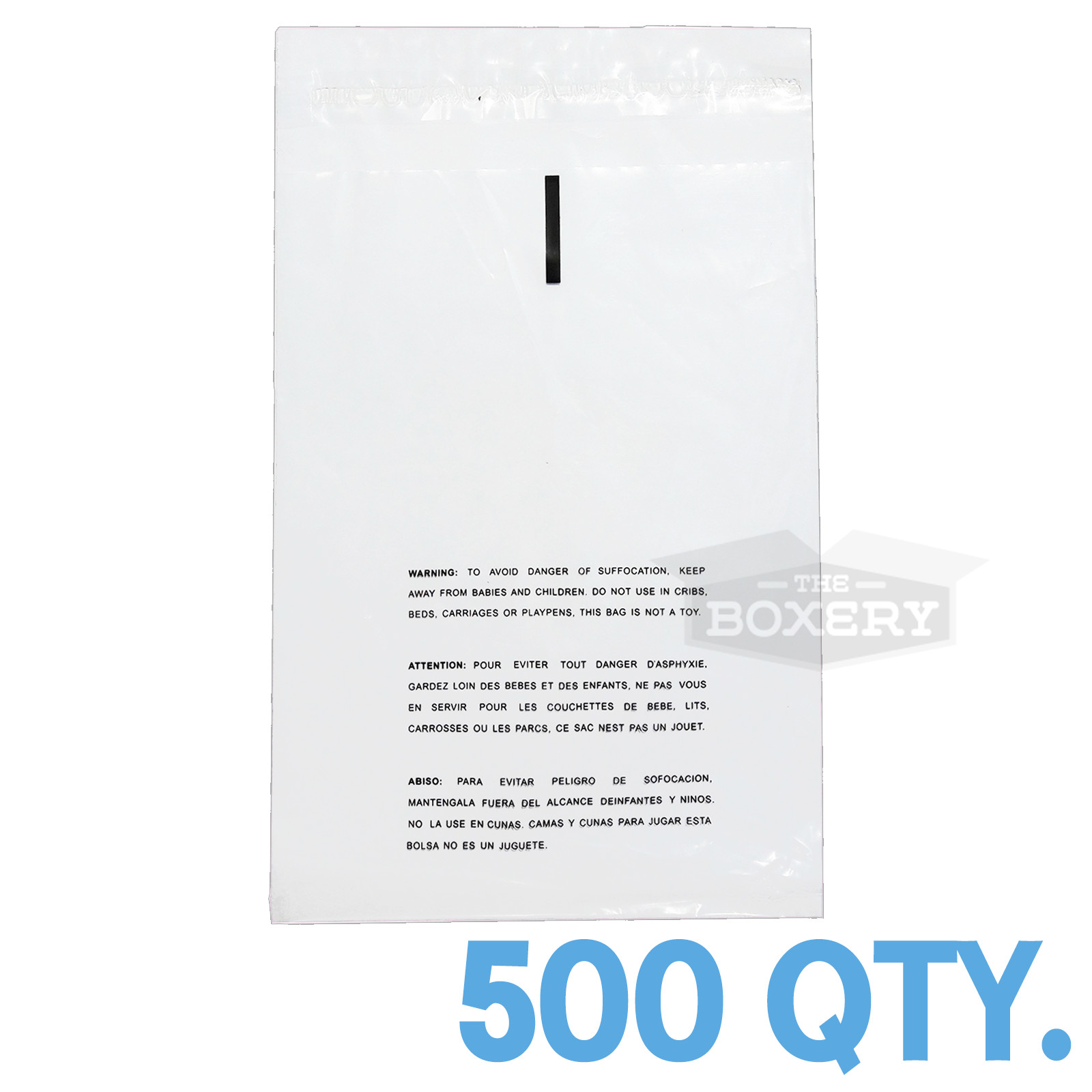 500 10×12 Self Seal Suffocation Warning Clear Poly Bags 1.5 mil Free Shipping