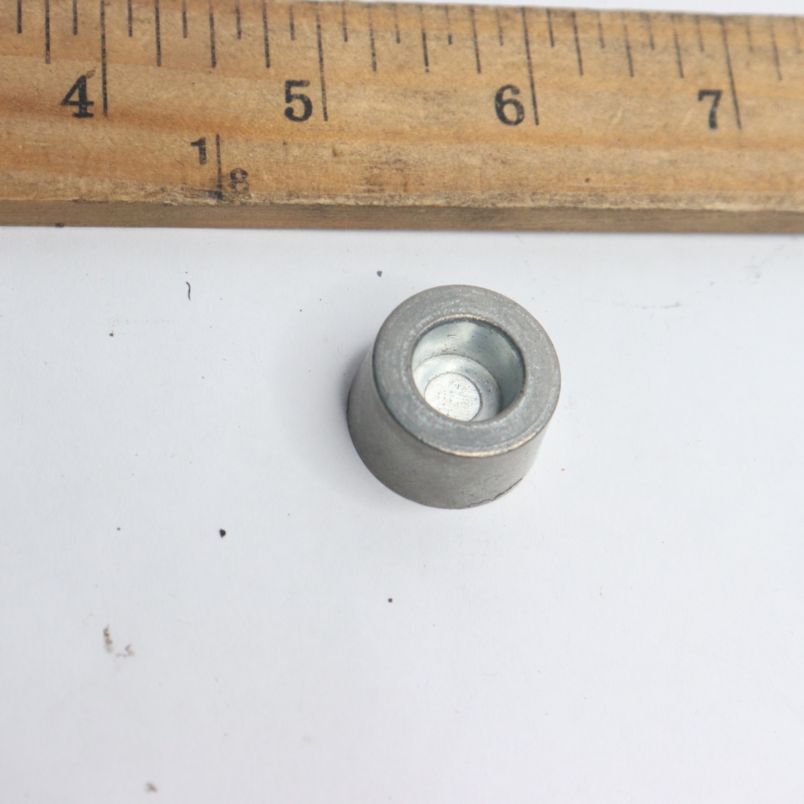 Vent Hole Plug Aluminum Hot Dipped Galvanized 7/8″ Diameter At Mid-Point
