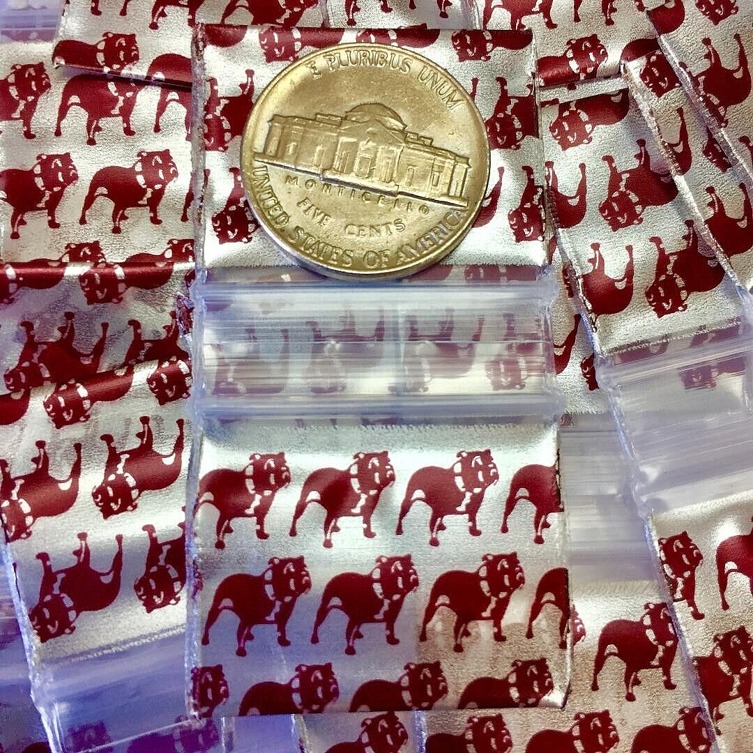 BaggiesSince1987- 12510-S ZIP SEAL “TOP DOG” DESIGN BAGS 1000 PCS, 👀Details🔽