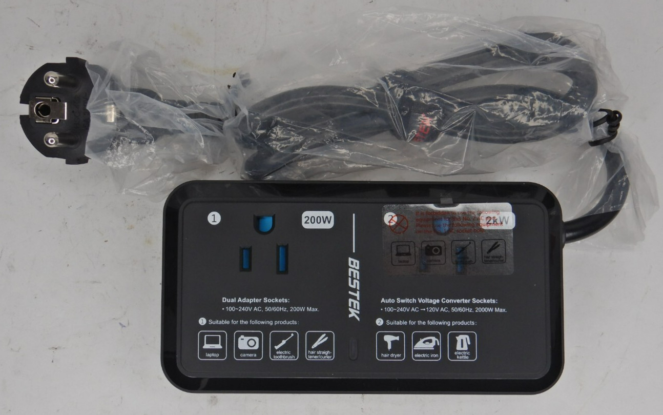 2000W Travel Voltage Converter Step Down 240v to 110v Power Converter