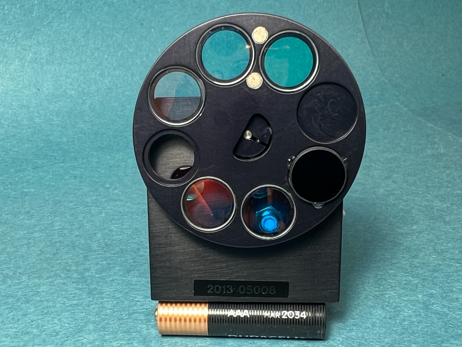 Motorized Optical OD Filter Wheel,8 Position,1/2″,Faulhaber Stepper,Laser,660nm