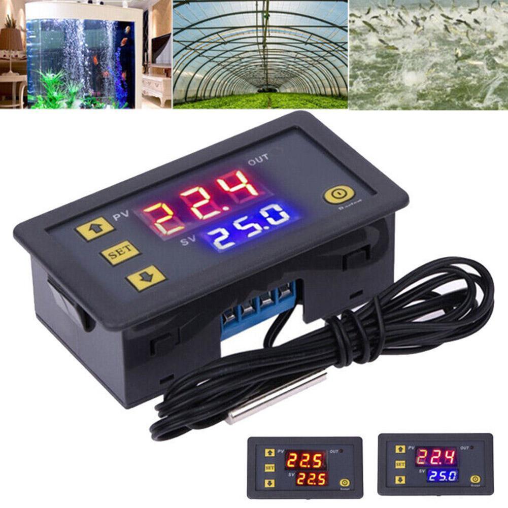 2x W3230 Digital Temperature Controller Thermostat 20A DC 12V 24V AC110-220V HOT