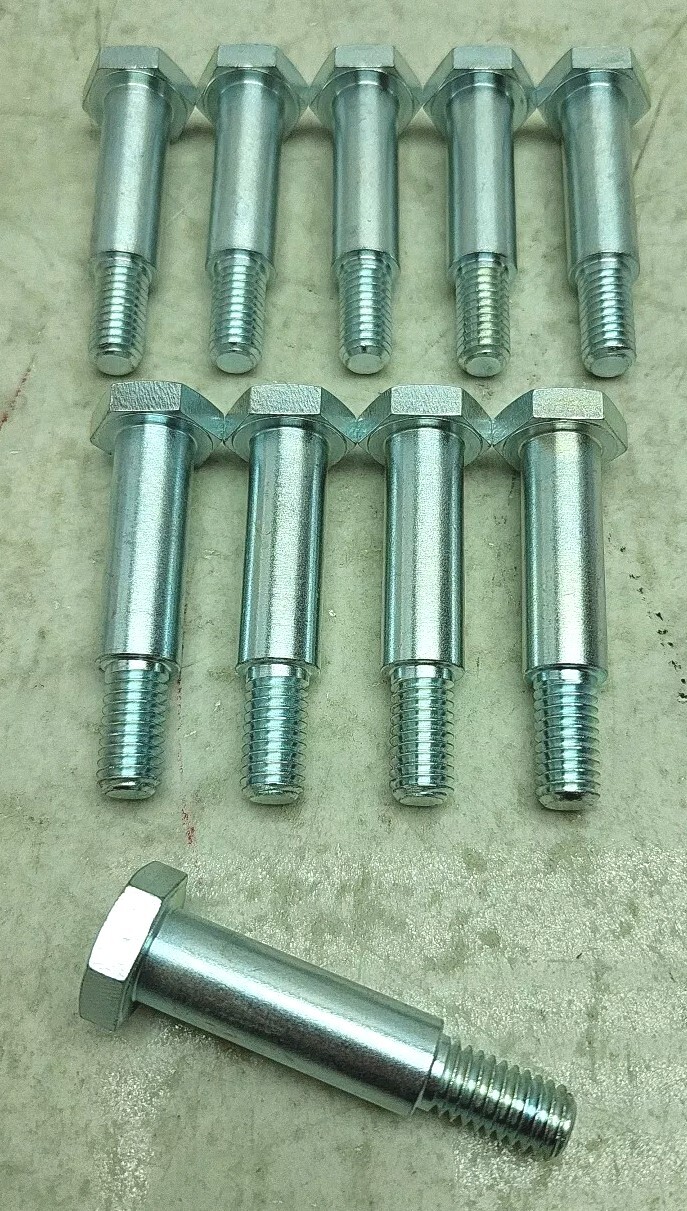 10 Pack Z0713 Shoulder Screw 1/2″ x 1-1/2″ 3/8-16 x 2-1/2″ Oal