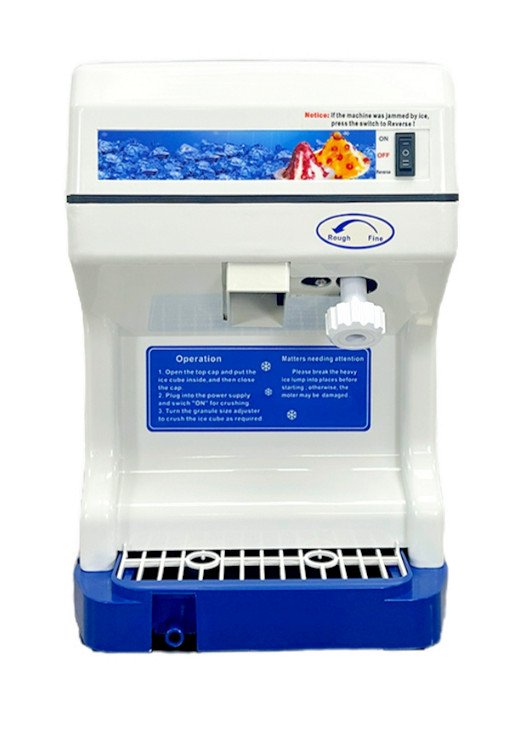 NSF Commercial Ice Shaver Snow Cone Maker 265lb/Hr Shaved Ice Machine 320 RPM