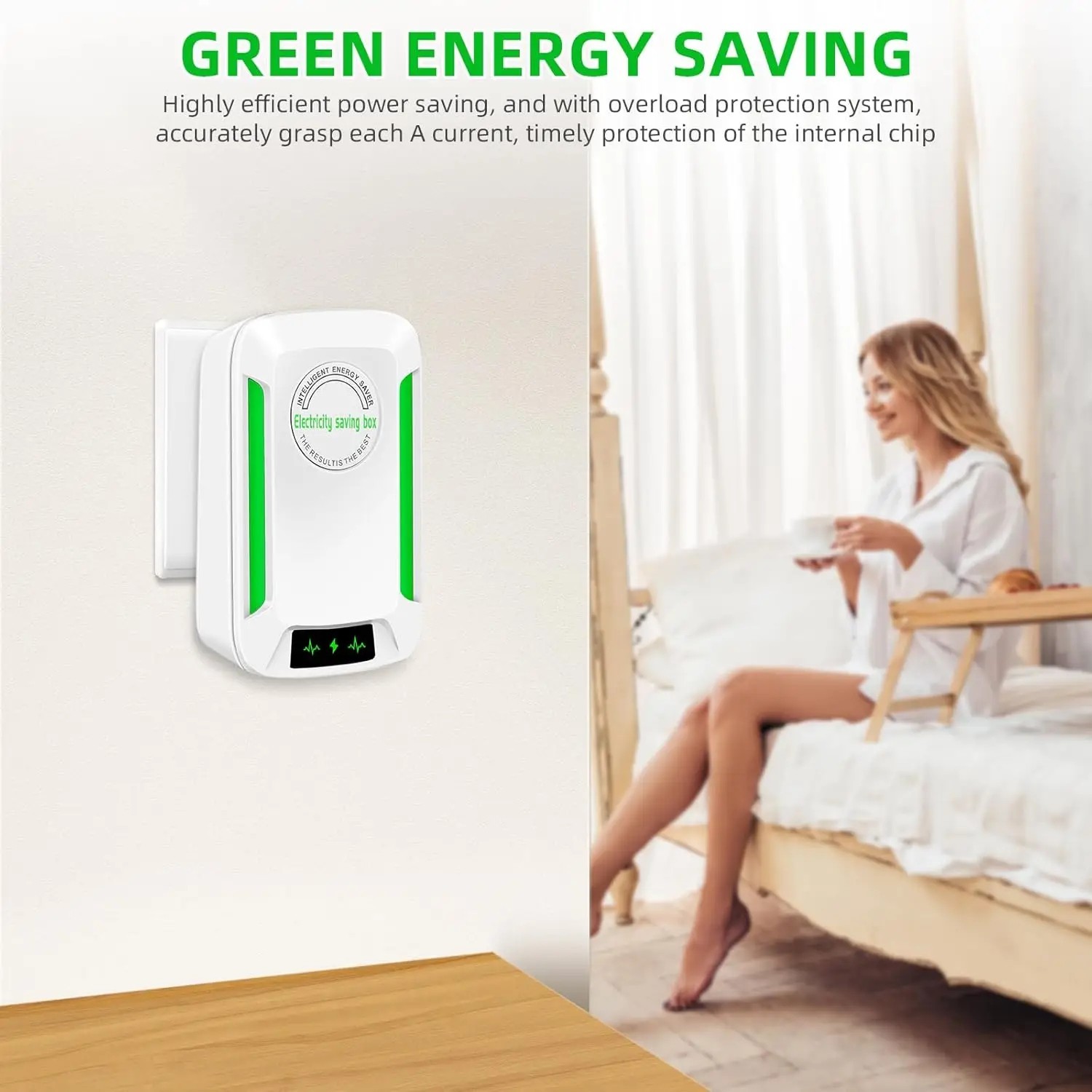 Energy Saving Device Stopwatt Electricity Saving Box Stabilize Voltage Device-US