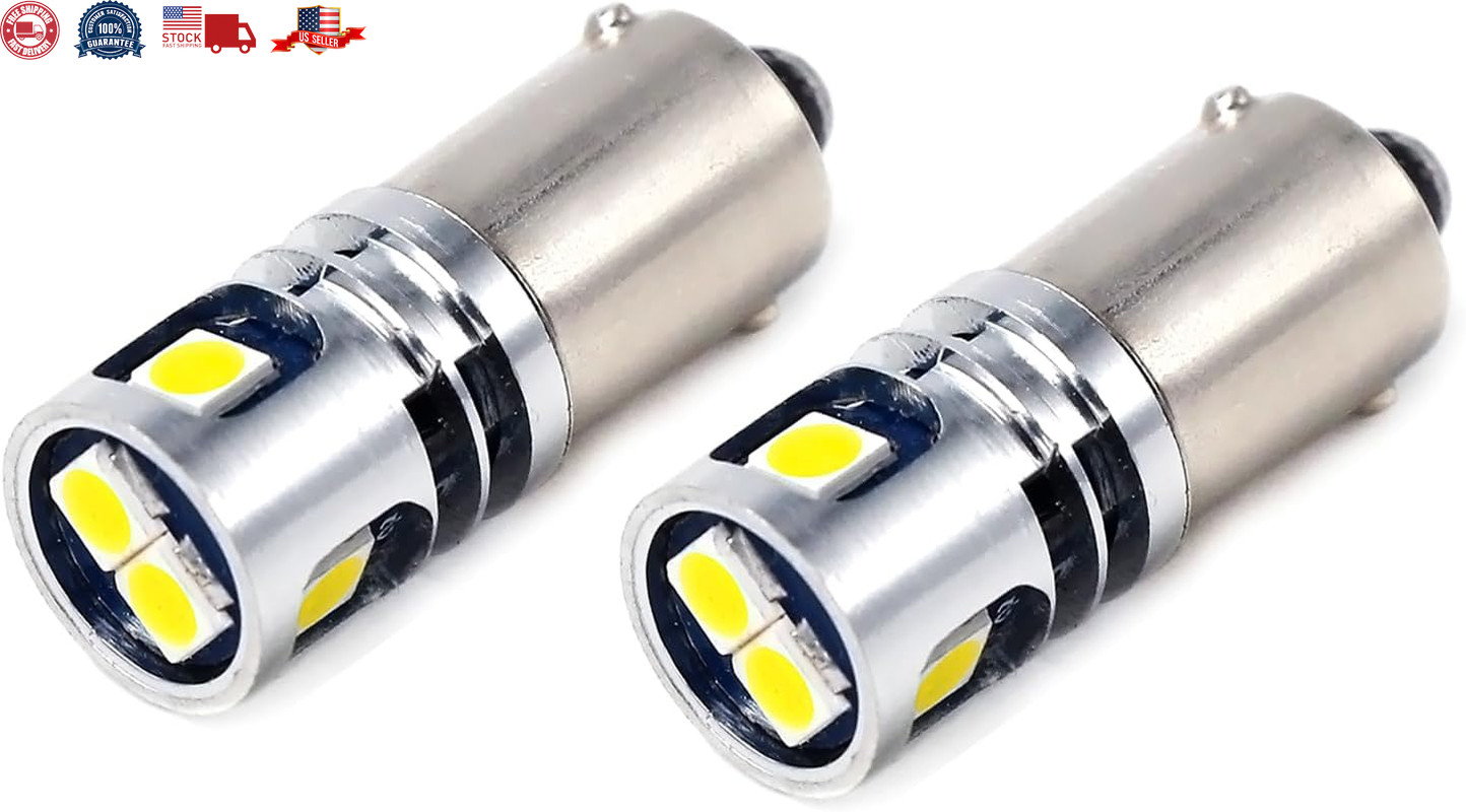 400LM Super Bright 3030 5-SMD BA9 BA9S 53 57 1895 64111 LED Car Light Bulb 12V 2