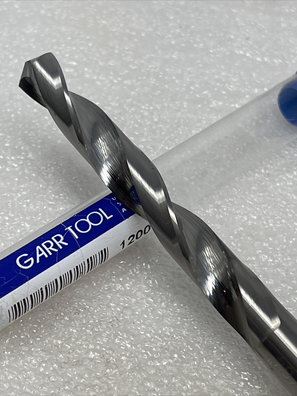 23/64” (.3594) Garr USA Solid Carbide 2 Flute Drill Bit, 1200, Uncoated, Jobber