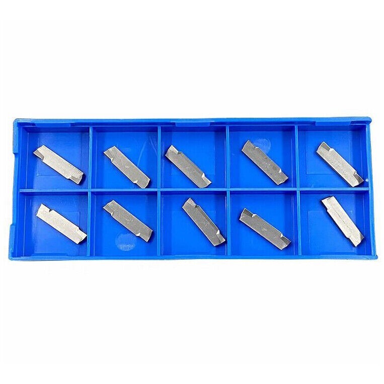 10PCS MGMN200-G H01 2.0mm CNC Lathe Grooving Carbide Inserts For Aluminum