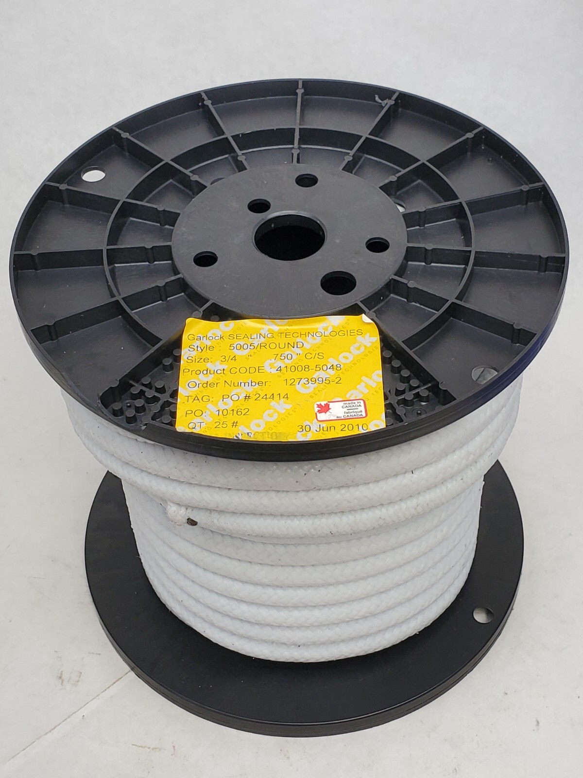1′ Foot Per – GARLOCK PACKING SEALING ROUND, 3/4″ (.750″) CS, 41008-5048 (HR)