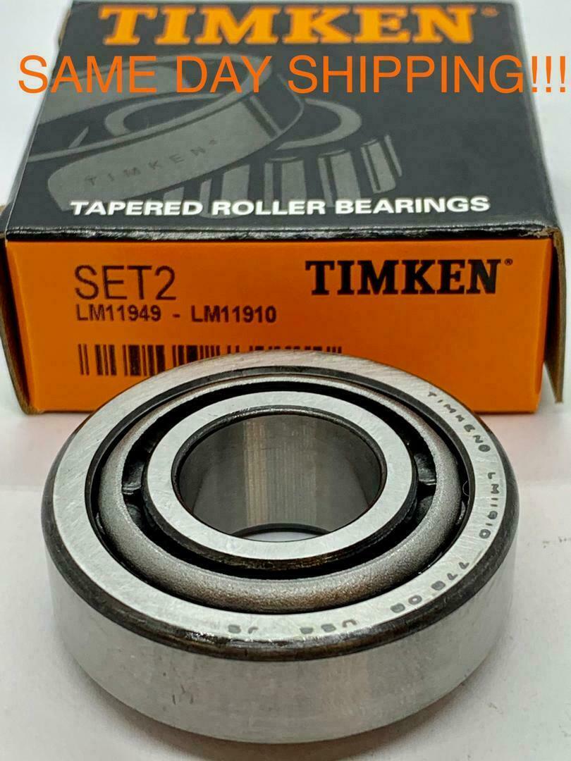Timken USA Set2, Set 2 ( LM11949 & LM11910) A2 Cup & Cone SAME DAY SHIPPING!!!!