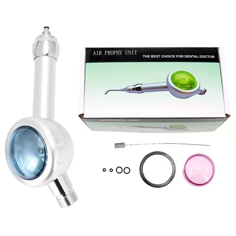 Dental Air Prophy Sandblaster Use Sand Gun Air Polisher Odontologia 2 Hole