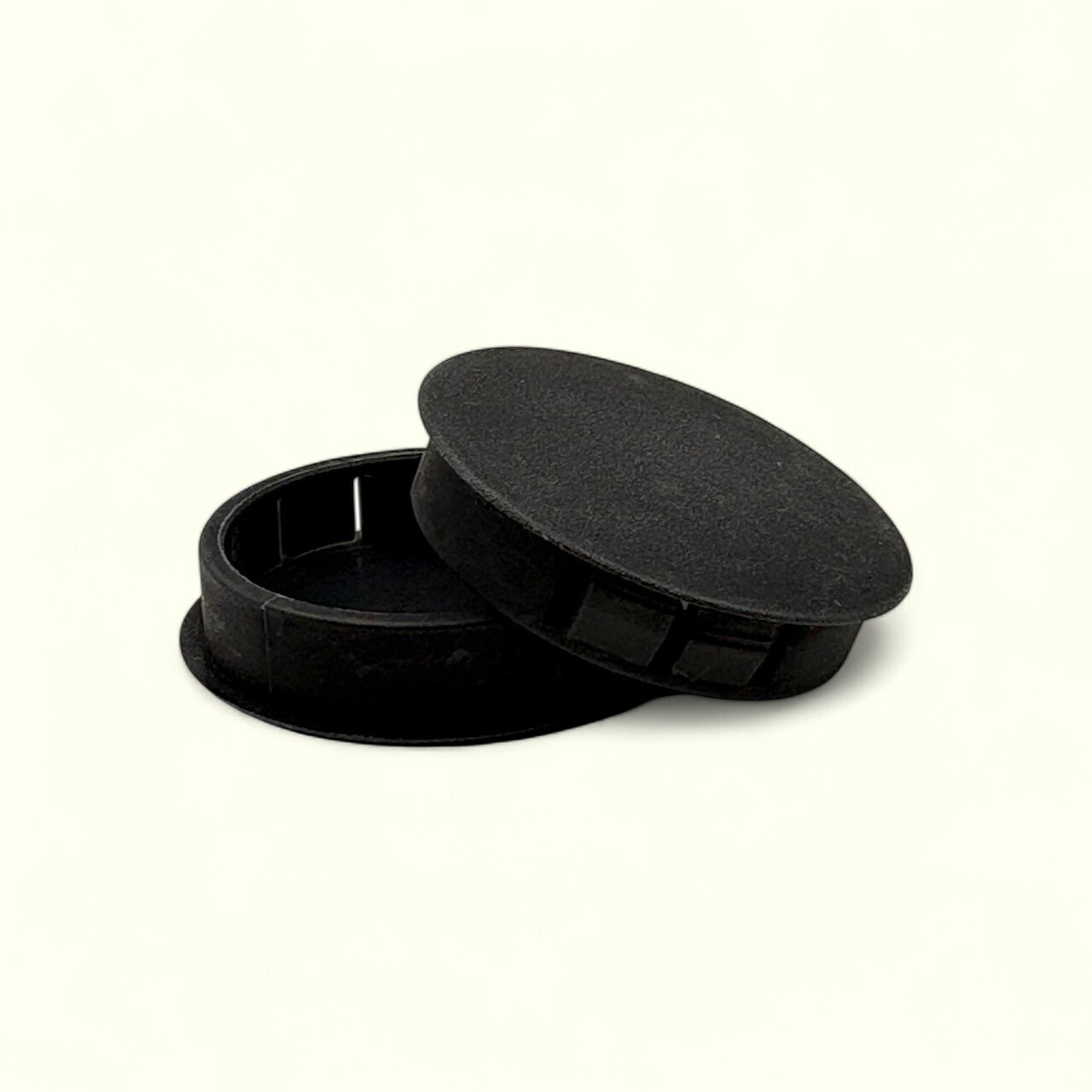 1 3/4″ Hole Nylon Locking Panel Plugs Black/White Dome Cover 1 15/16″ Top Width
