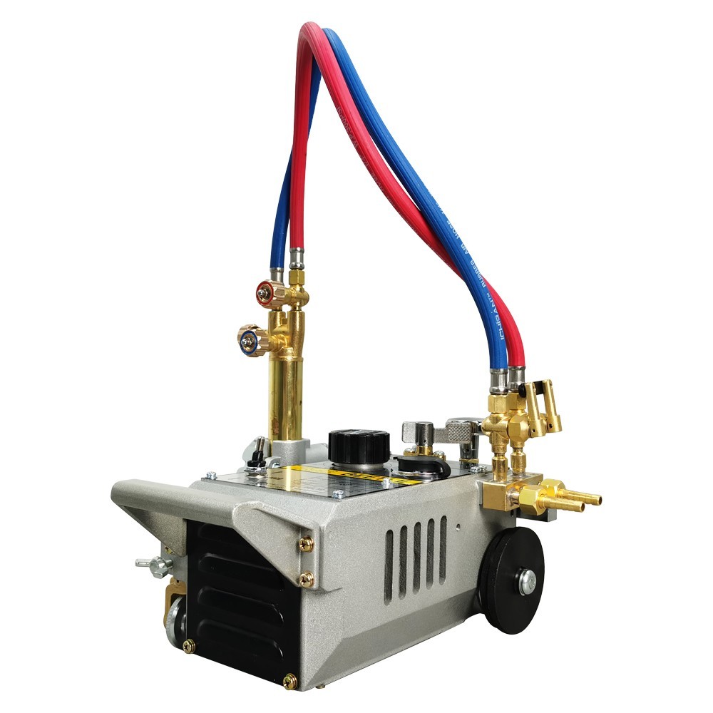 110V Auto Gas Cutter HK12 Torch Track Burner Gas Cutting Machine+2 Tracks