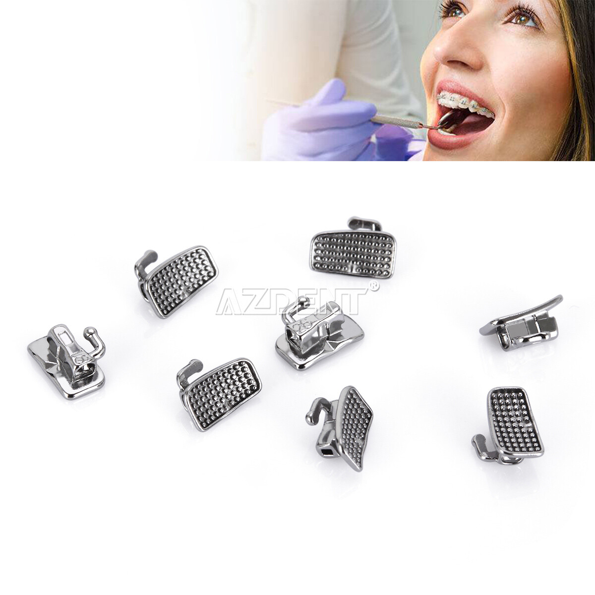 Dental Bondable Monoblock Non-Convertible Single MBT 0.022 Buccal Tub 1st Molar