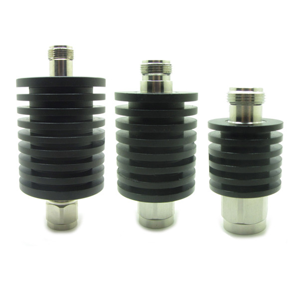 RF Coaxial Attenuator N Type Male to Female 10W 30W 50W 100W 1-40dB 3GHz 50 ohm