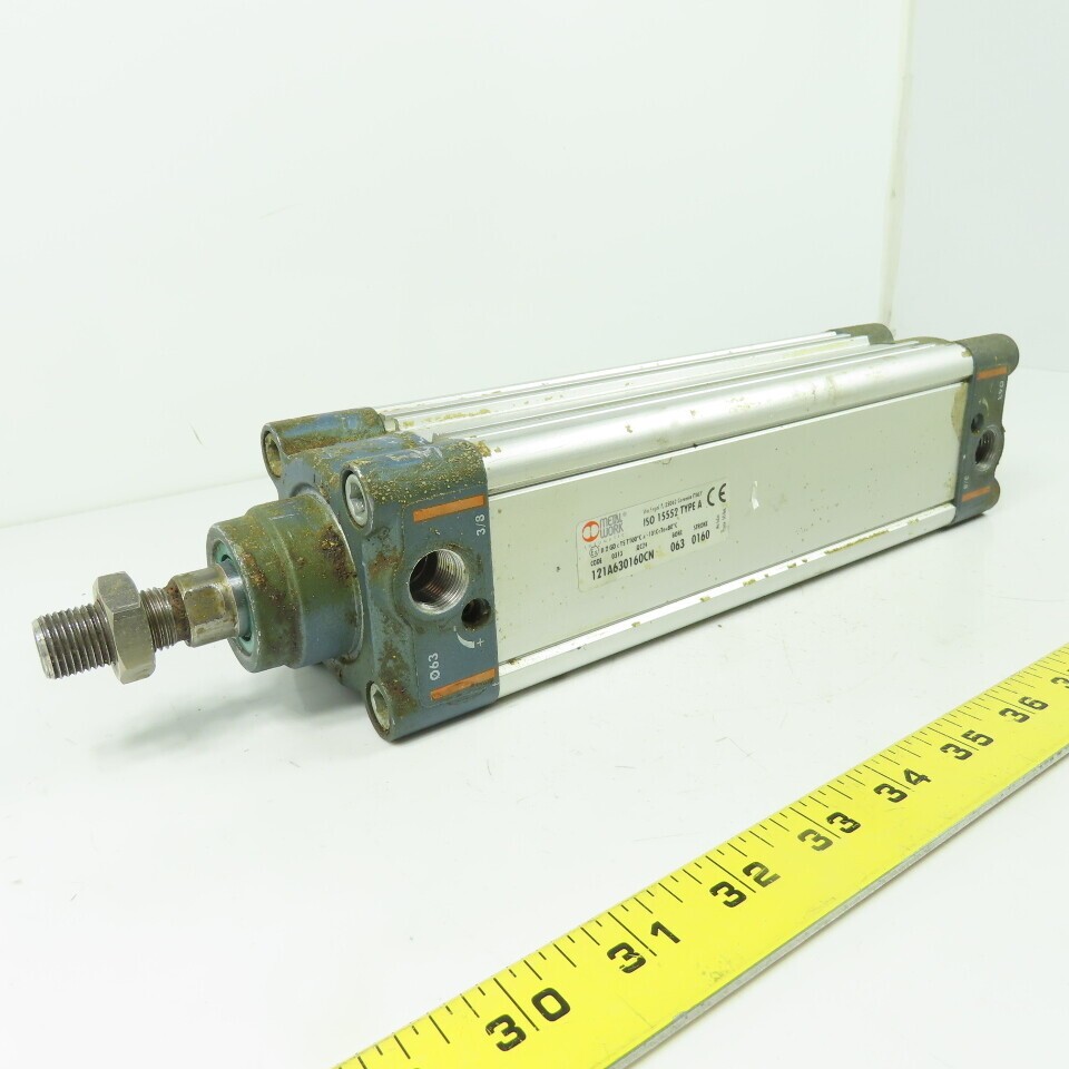 Metal Work 121A630160CN Double Acting Pneumatic Cylinder 63mm Bore 160mm Stroke