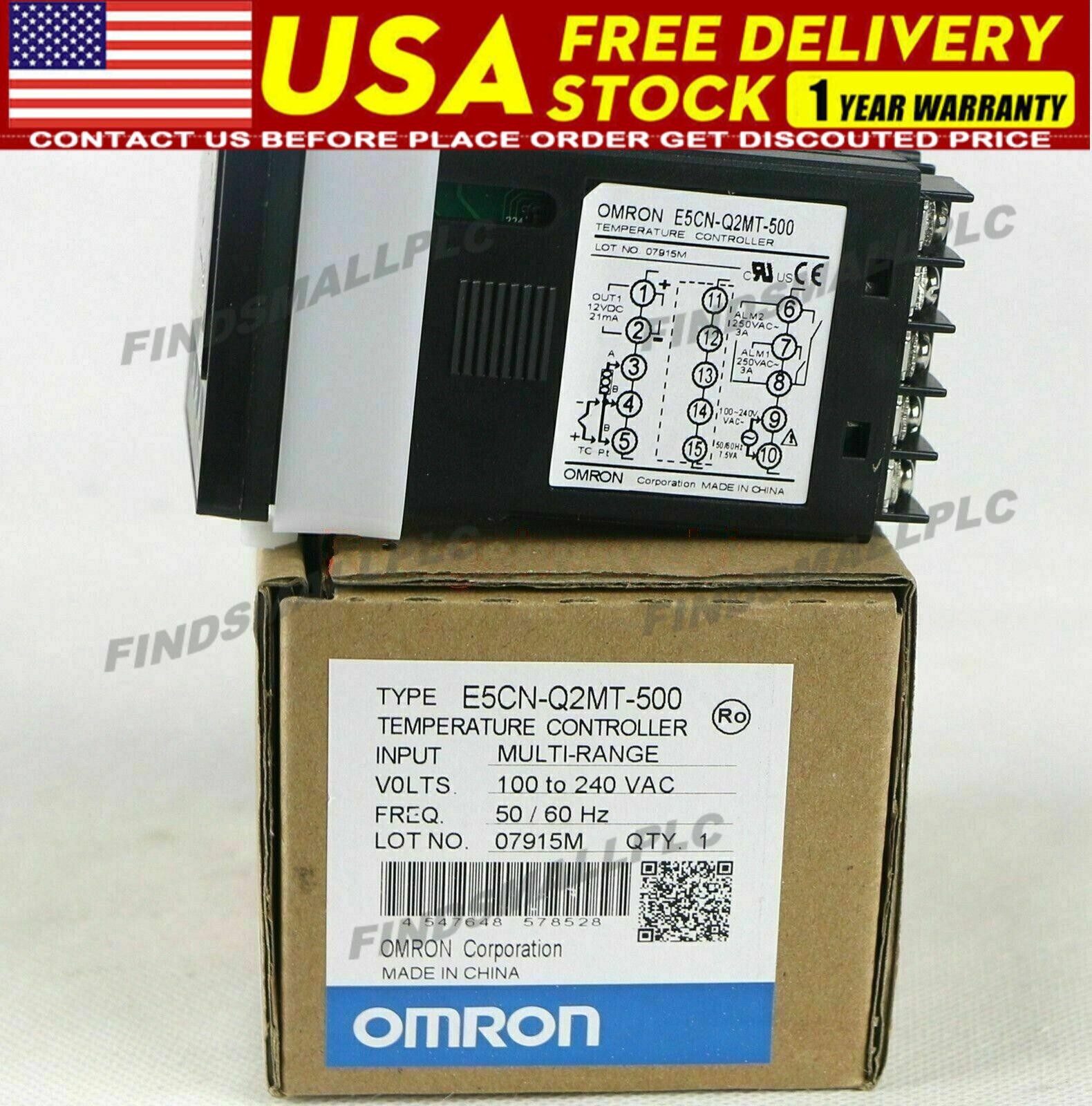 1 year warranty NEW OMRON Digital Temperature Controller E5CN-Q2MT-500 100-240V