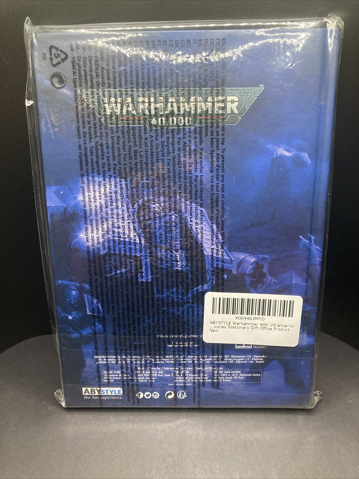 Warhammer 40,000 Ultramarine Notebook ABYstyle New IN Package See All Photos!