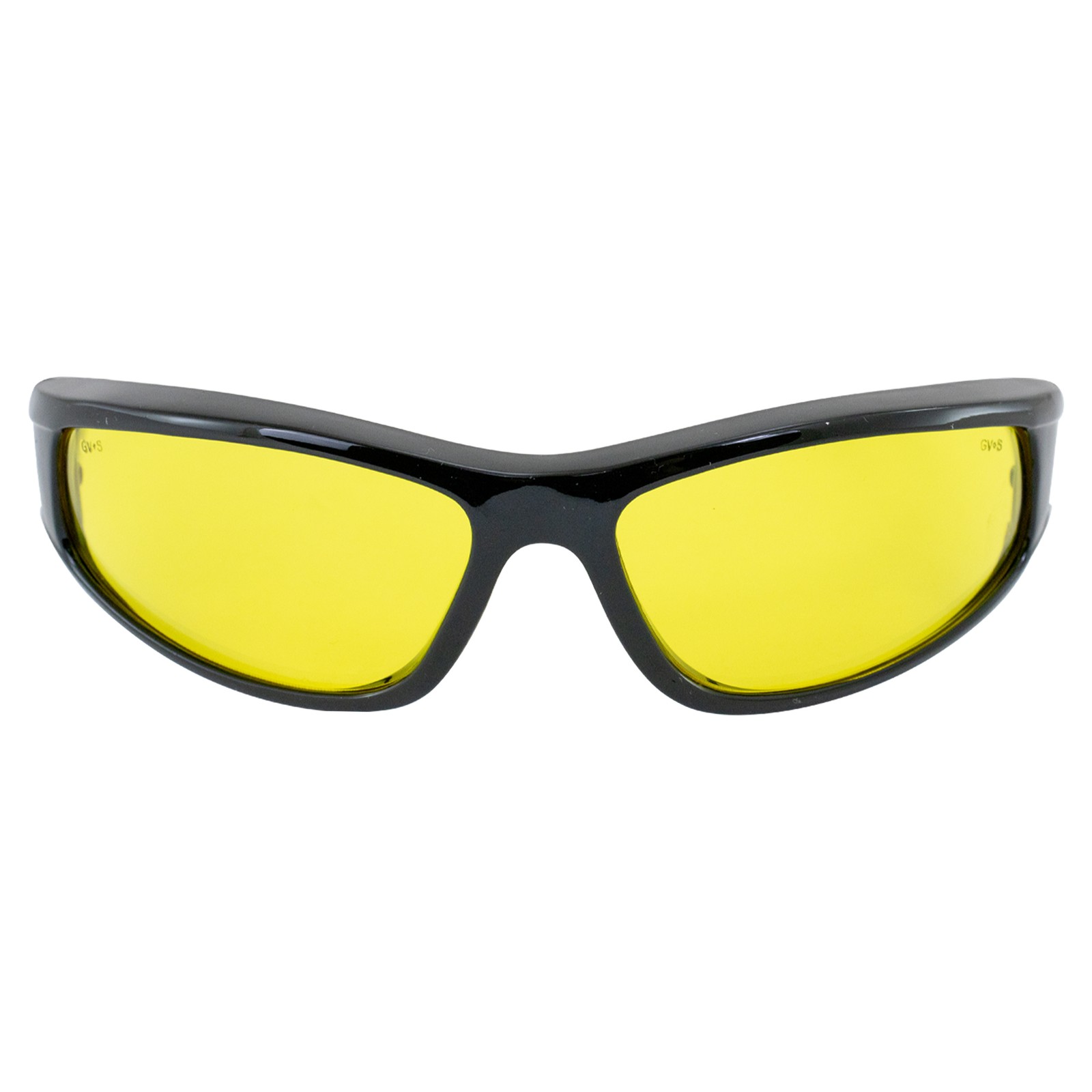Global Vision Integrity Sunglasses Yellow Shatterproof Lens Rubber ANSI Z87.1