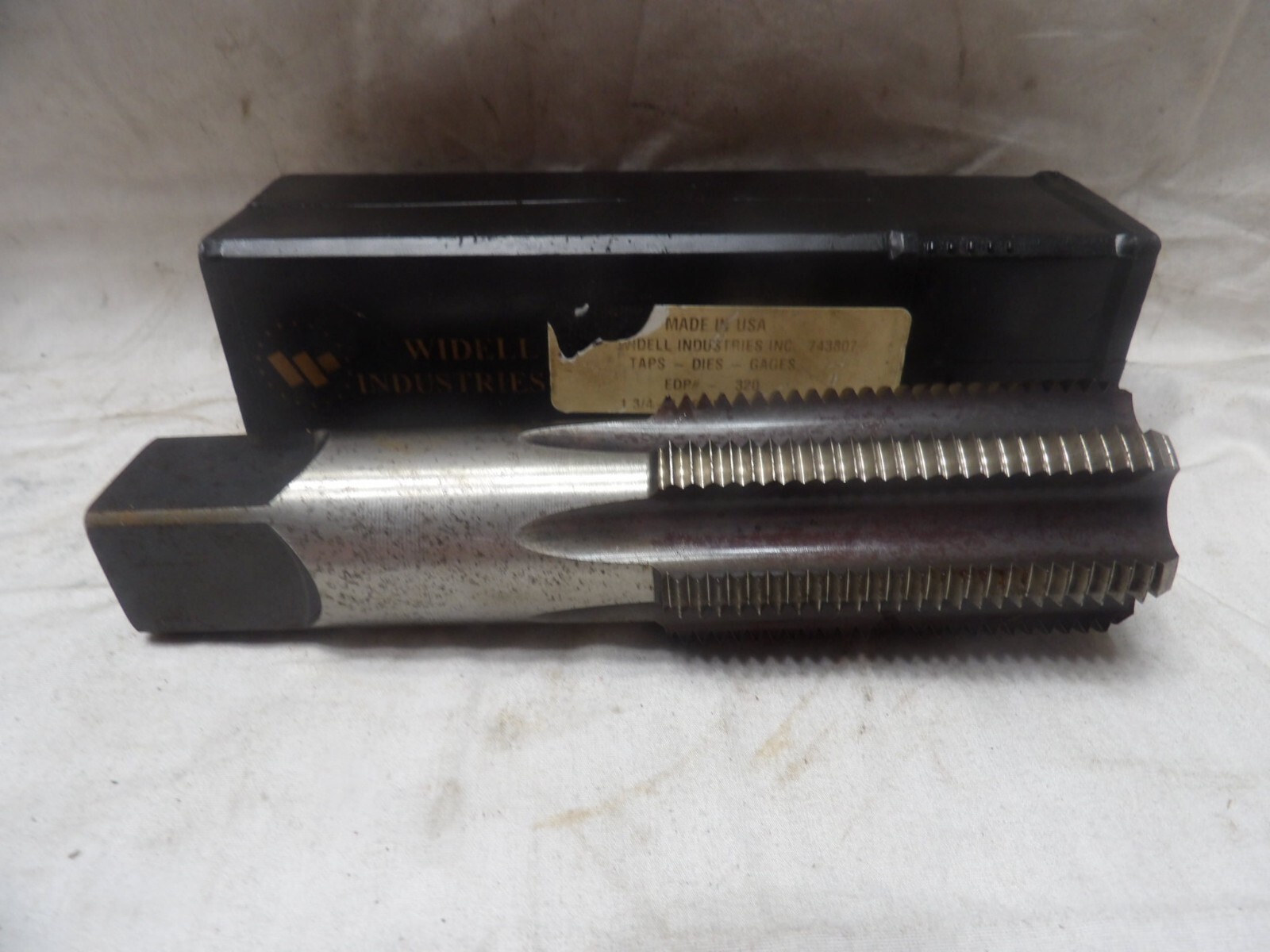 Widell 1-3/4″-8 H6-6FL Bottom Tap 4 Flute – Made in the USA