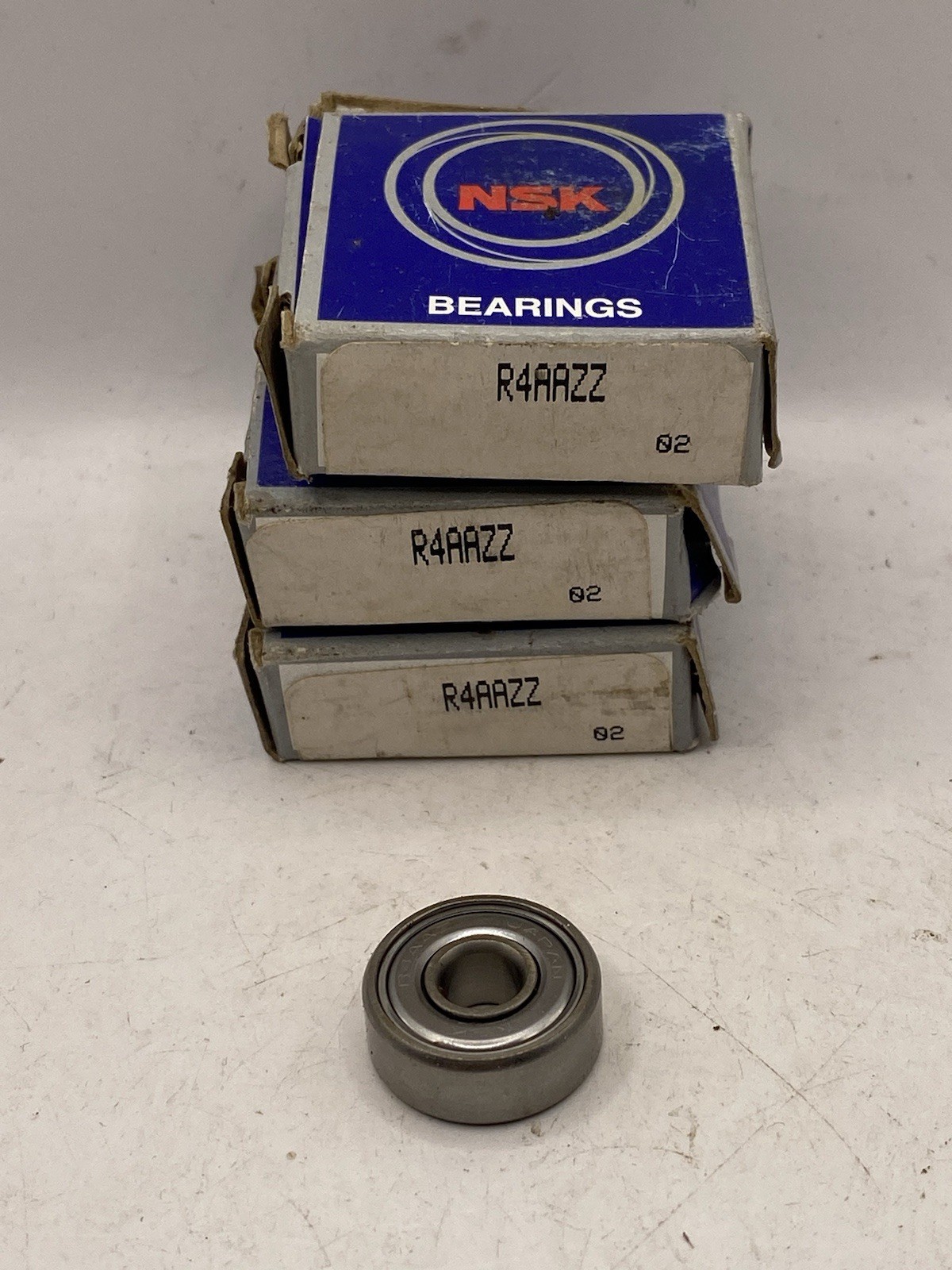 Lot Of 3 NSK R4AAZZ 1/4″ X 3/4″ X 9/32″ Shielded Bearing