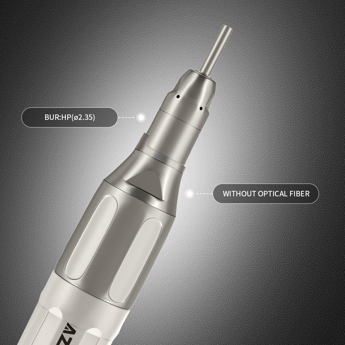 10X AZDENT Dental 1:1 Slow Low Speed Straight Handpiece Nosecone E-Type USA
