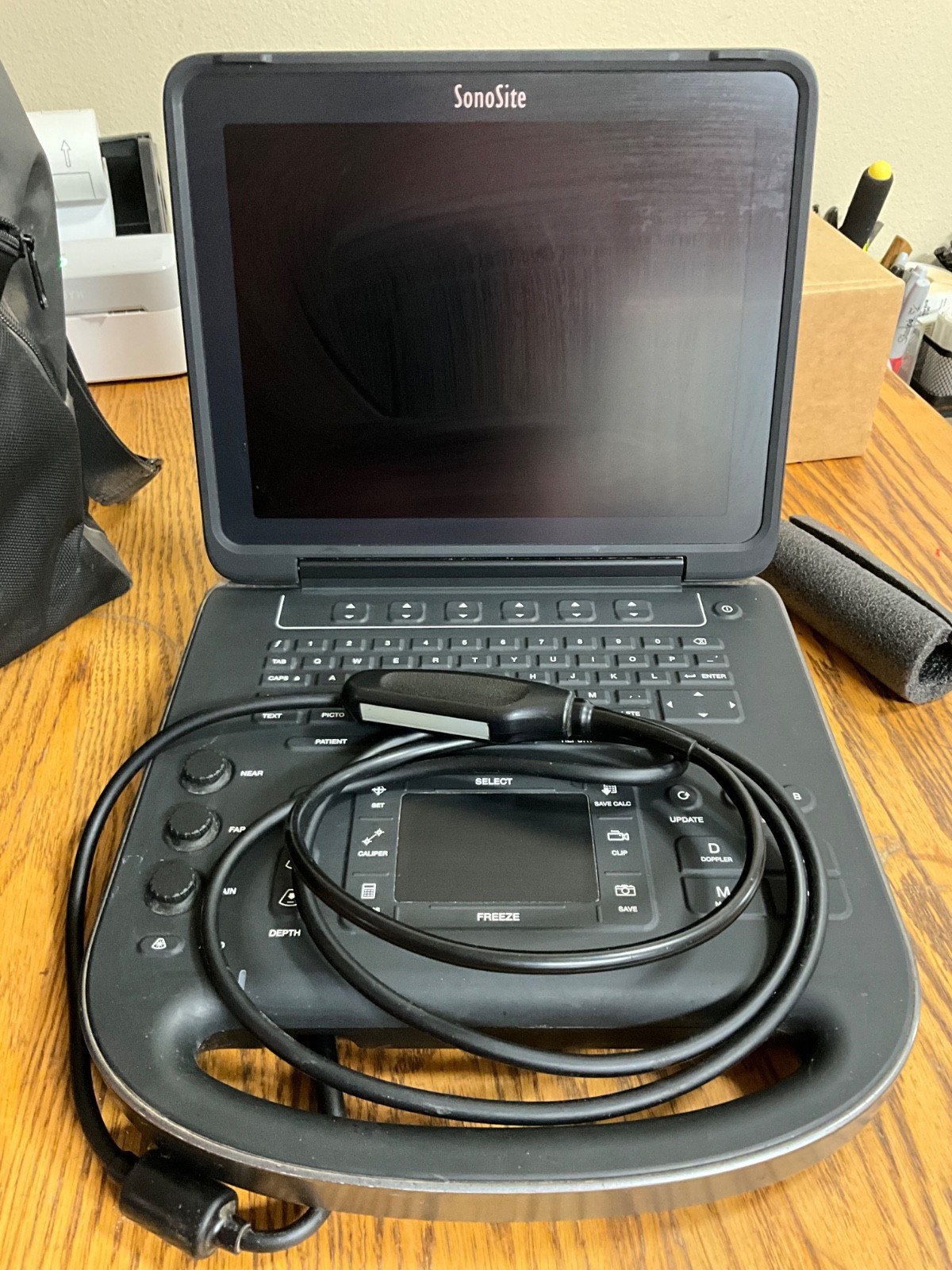 SonoSite Edge II Ultrasound with Rectal Probe, 2 Batteries and User Manuals