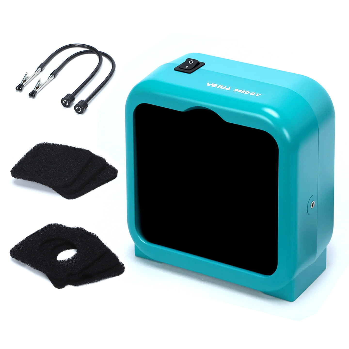 YIHUA 948DQ-V Soldering Fume Extractor with Flexible Clamp & Dual Filter System
