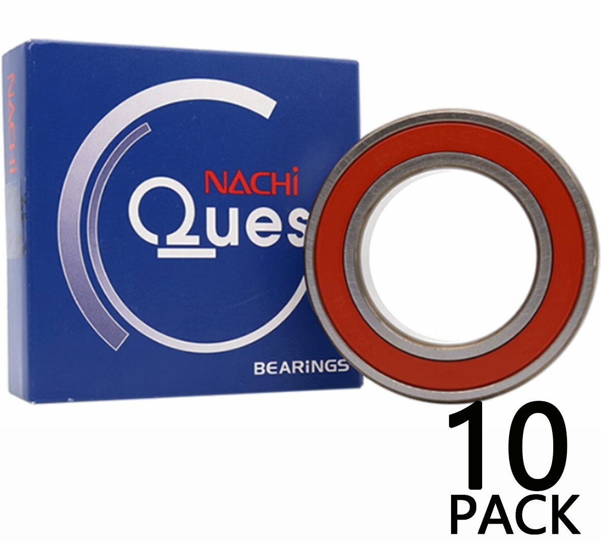 10PACK NACHI 6005-2NSE9CM 25X47X12MM Double Rubber Seal Bearings 6005-2RS 6005RS