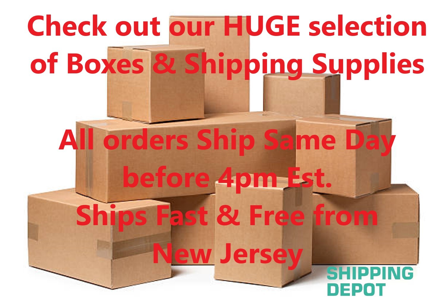 Pick Quantity! 1-650 4x3x2″ White Corrugated Mailer Small Folding Box Light Ship