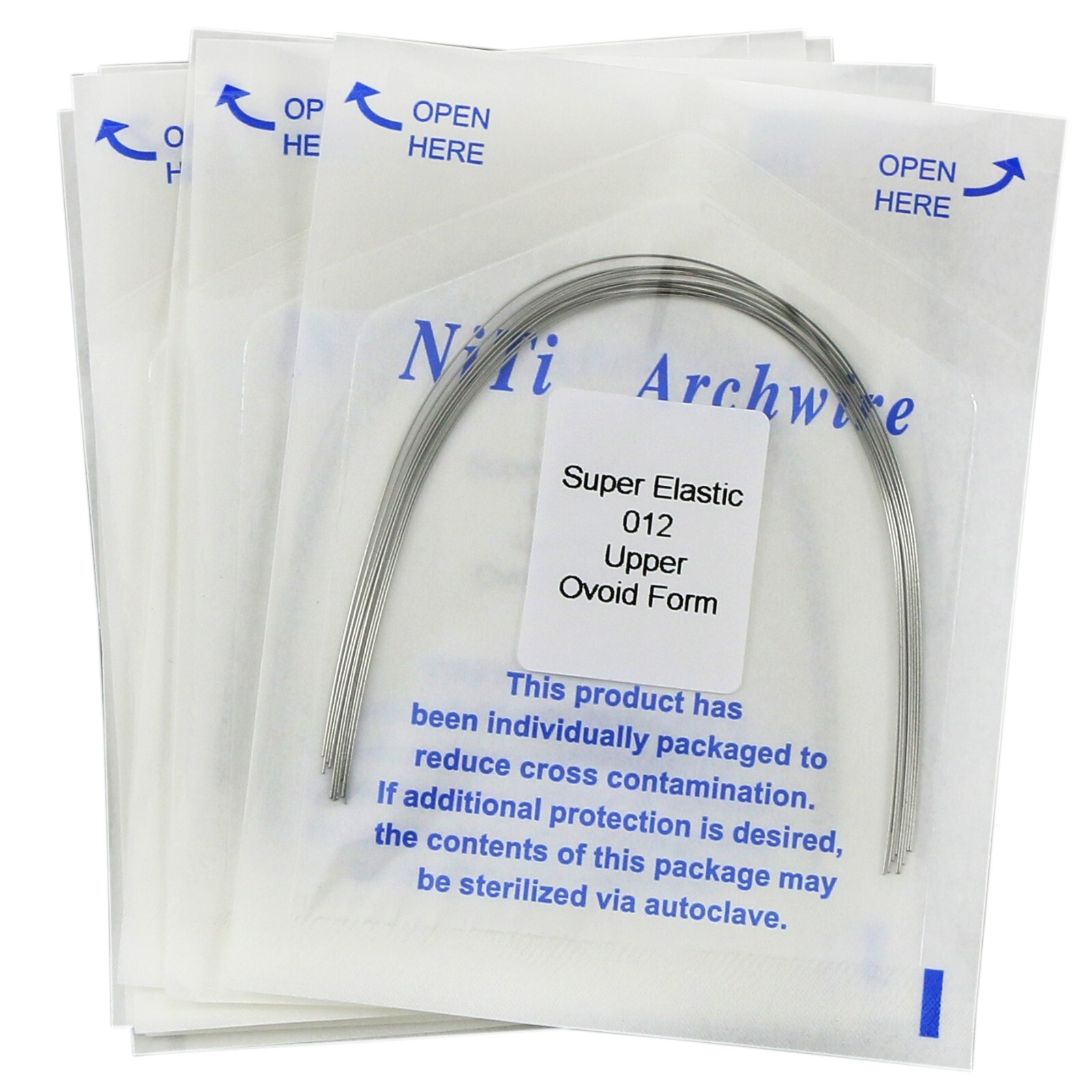 100Pcs Dental Orthodontic Niti 012-020 Arch Wire Round Super Elastic Upper Lower