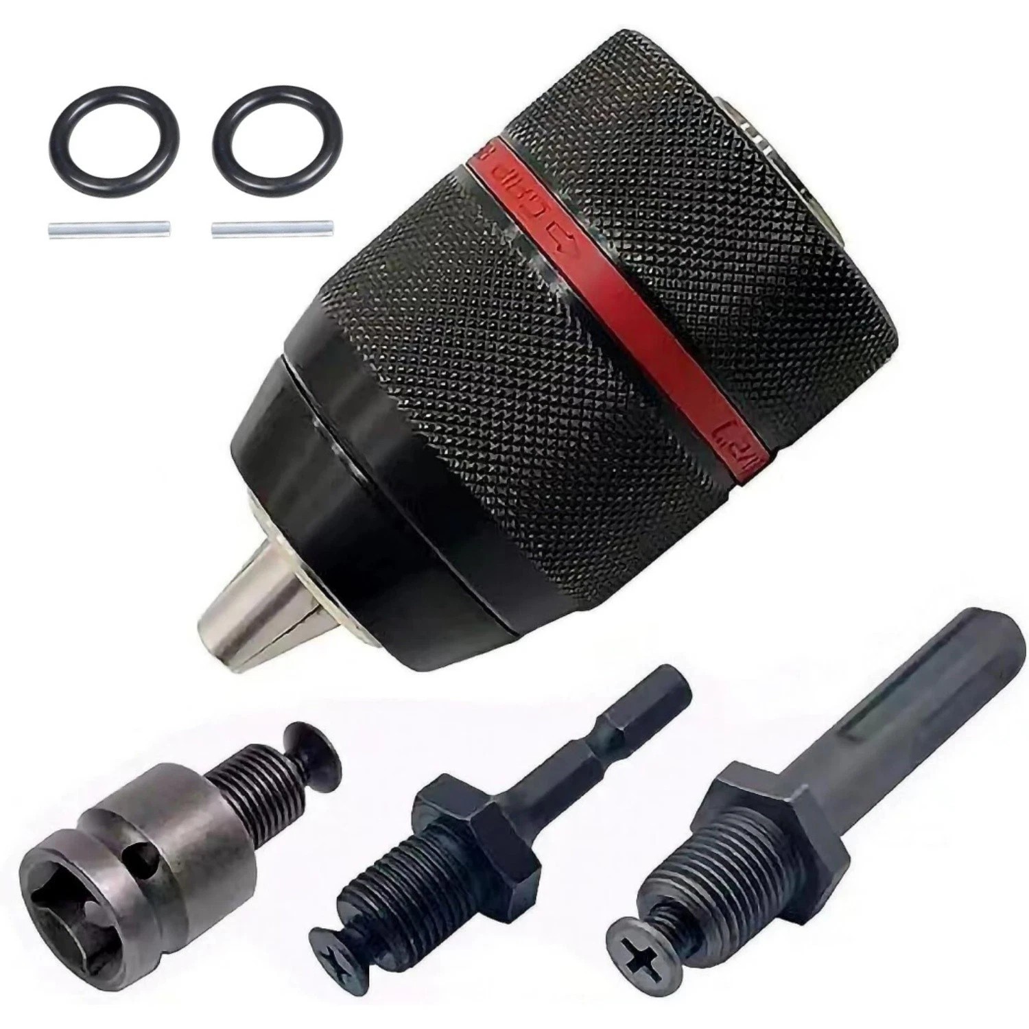 13mm Keyless Drill Chuck Metal Heavy Duty 1/2”-20UNF with SDS-Plus/Hex Shank