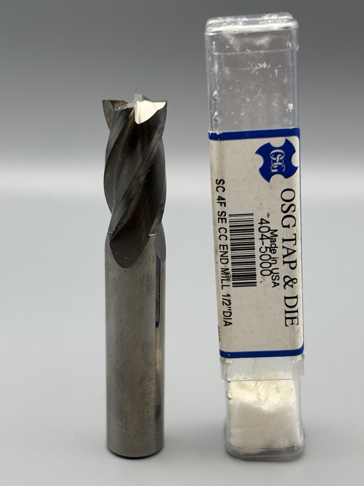 OSG 404-5000 1/2″ x 1″ x 3″ Carbide End Mill 4 Flute 1/2″ Shank