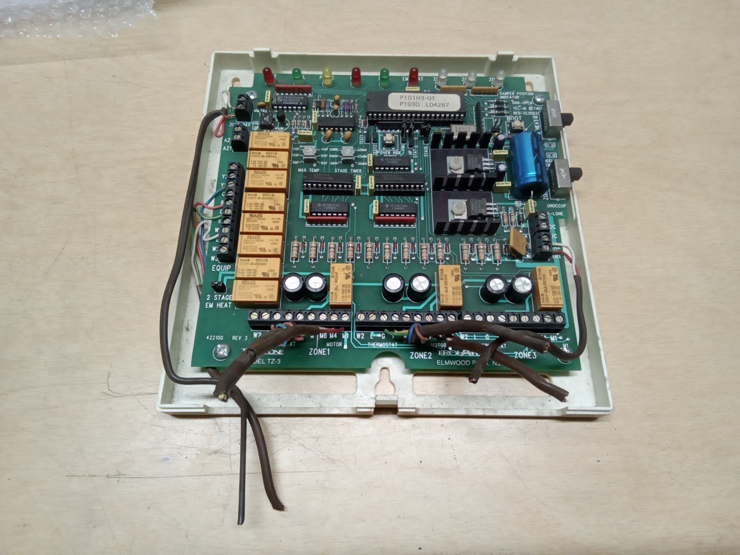 TrolAtemp ModelTZ-3 Control Panel