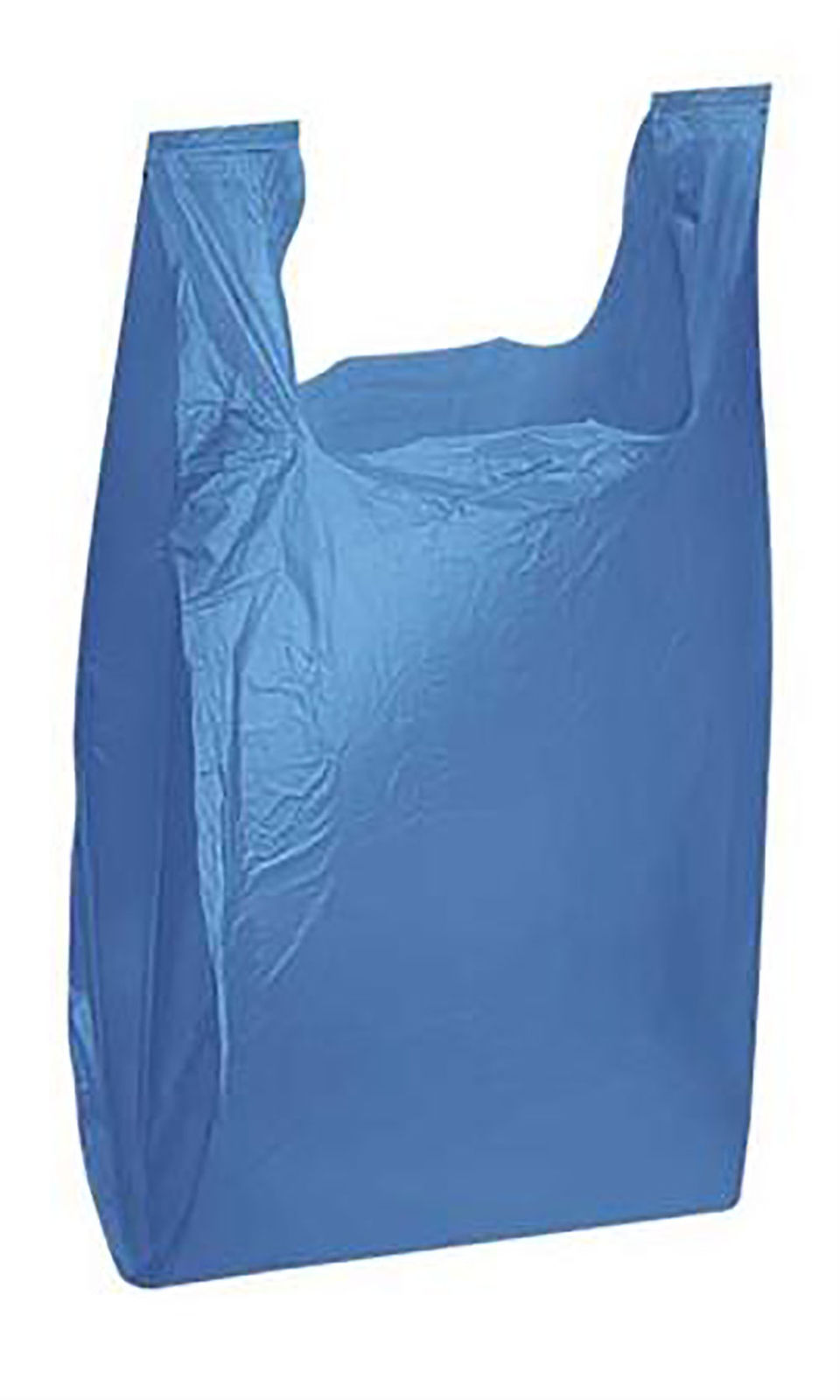 Blue Plastic T Shirt Bags Case of 1,000 11 ½” x 6 x 21″ Shopping Merchandise Bag