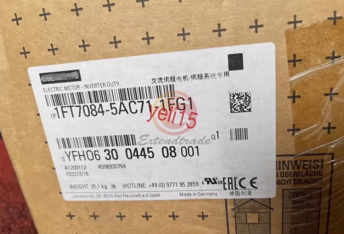 1PIECE Siemens Servo Motor 1FT7084-5AC71-1FG1 1FT7 084-5AC71-1FG1