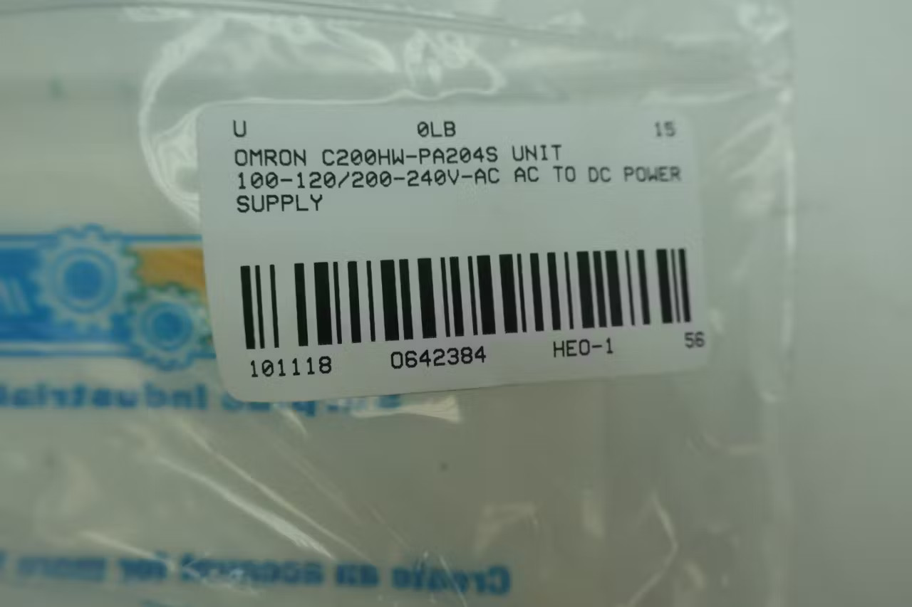 Omron C200HW-PA204S Power Supply Unit 100-120/200-240v-ac 24v-dc