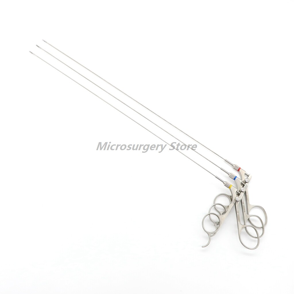 Φ1.6 ( 5 fr ) x 370 mm Semi Rigid Hysteroscopy Foreign Body Biopsy Scissors
