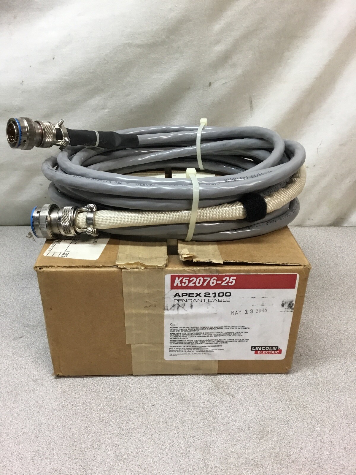 NEW Lincoln Electric K52076-25 APEX 2100 Pendant Cable, 25 ft (7.6 m)