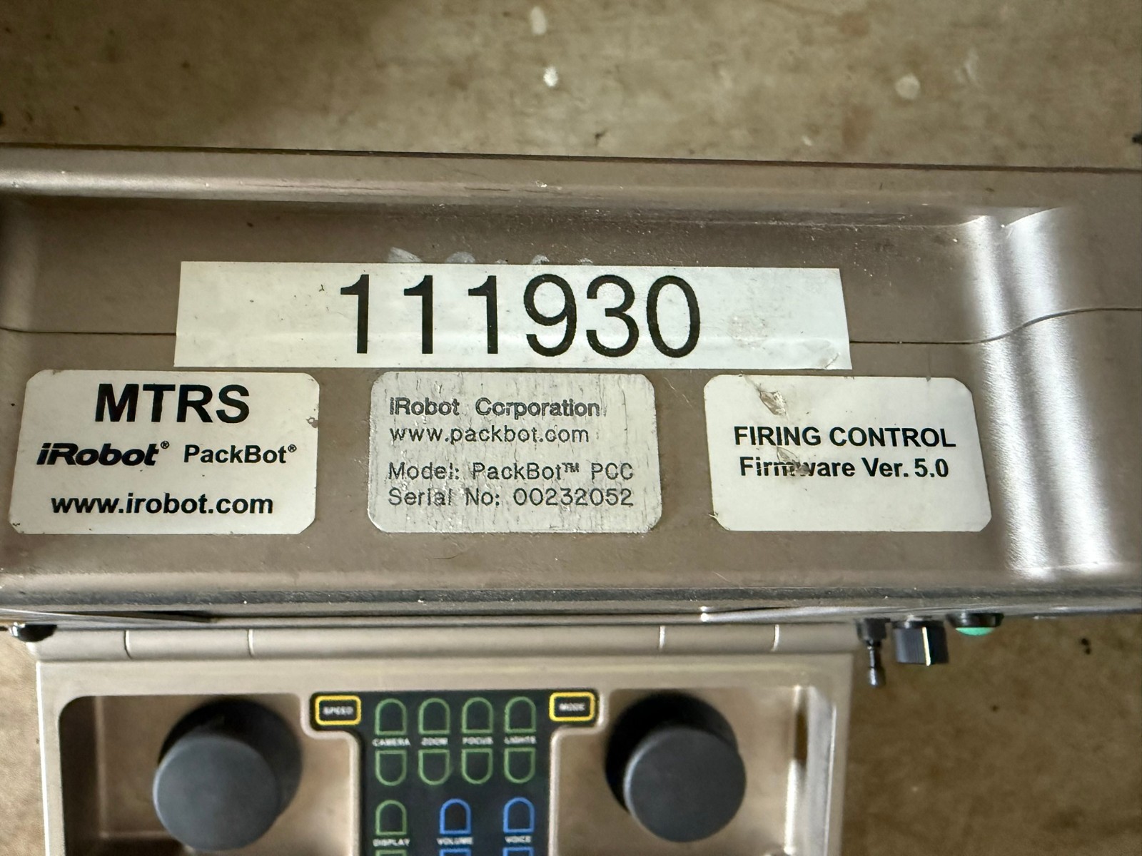 iRobot PackBot EOD Robot OCU Controller Military Laptop Control Unit for Packbot