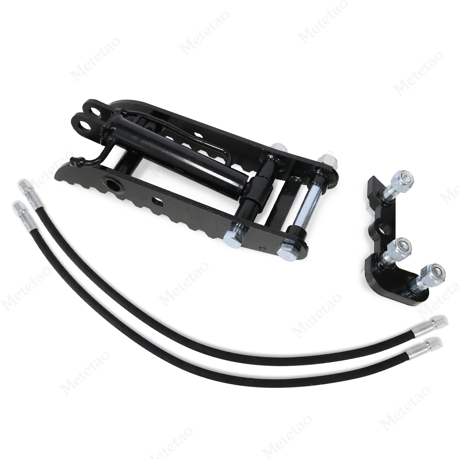 L-Shaped 3-Holes Bracket Hydraulic Thumb Clip Fits Mini Excavators Attachments