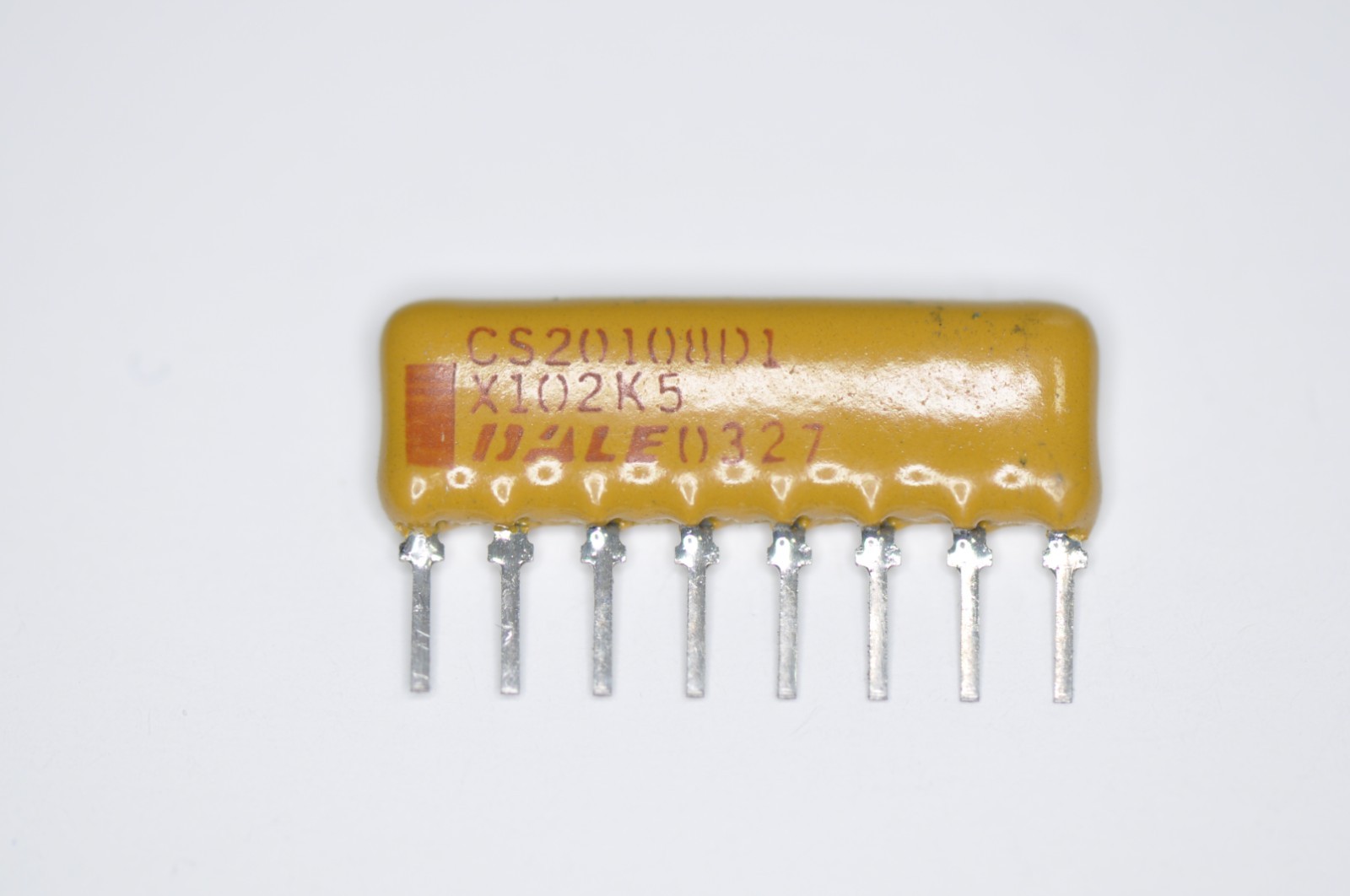 (25 pcs) DALE CS2010(8D)1 X102K5 Resistor Network SIP‑10 1kΩ Isolated Array – NO
