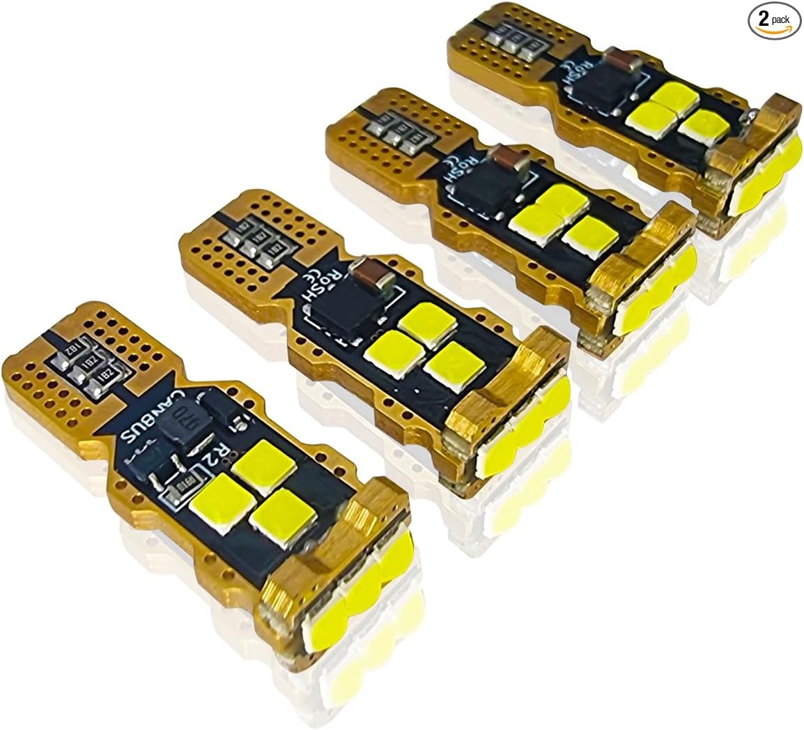 912 921 LED Bulb Super Bright 6000K White 9-SMD 3030 Direct Replacement for Back