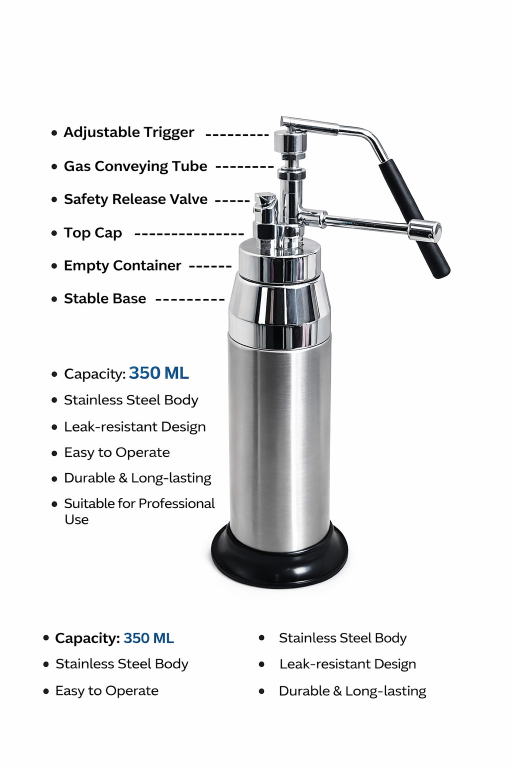 Best Best 350ml Cryotherapy Gun Handheld Cryo Spray for Dermatology & Beauty