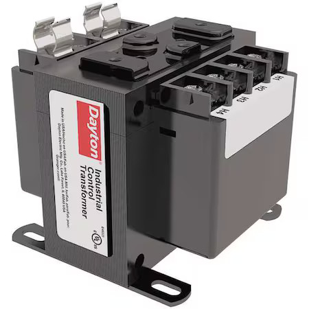 Dayton 31Eh58 Control Transformer, 75 Va, 24V Ac, 277V Ac