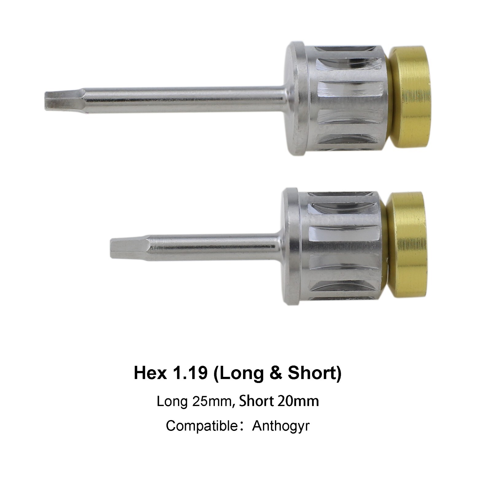 Implant Hex 1.19 Driver Anthogyr Screwdriver Torque Wrench Ratchet Hand Adapter