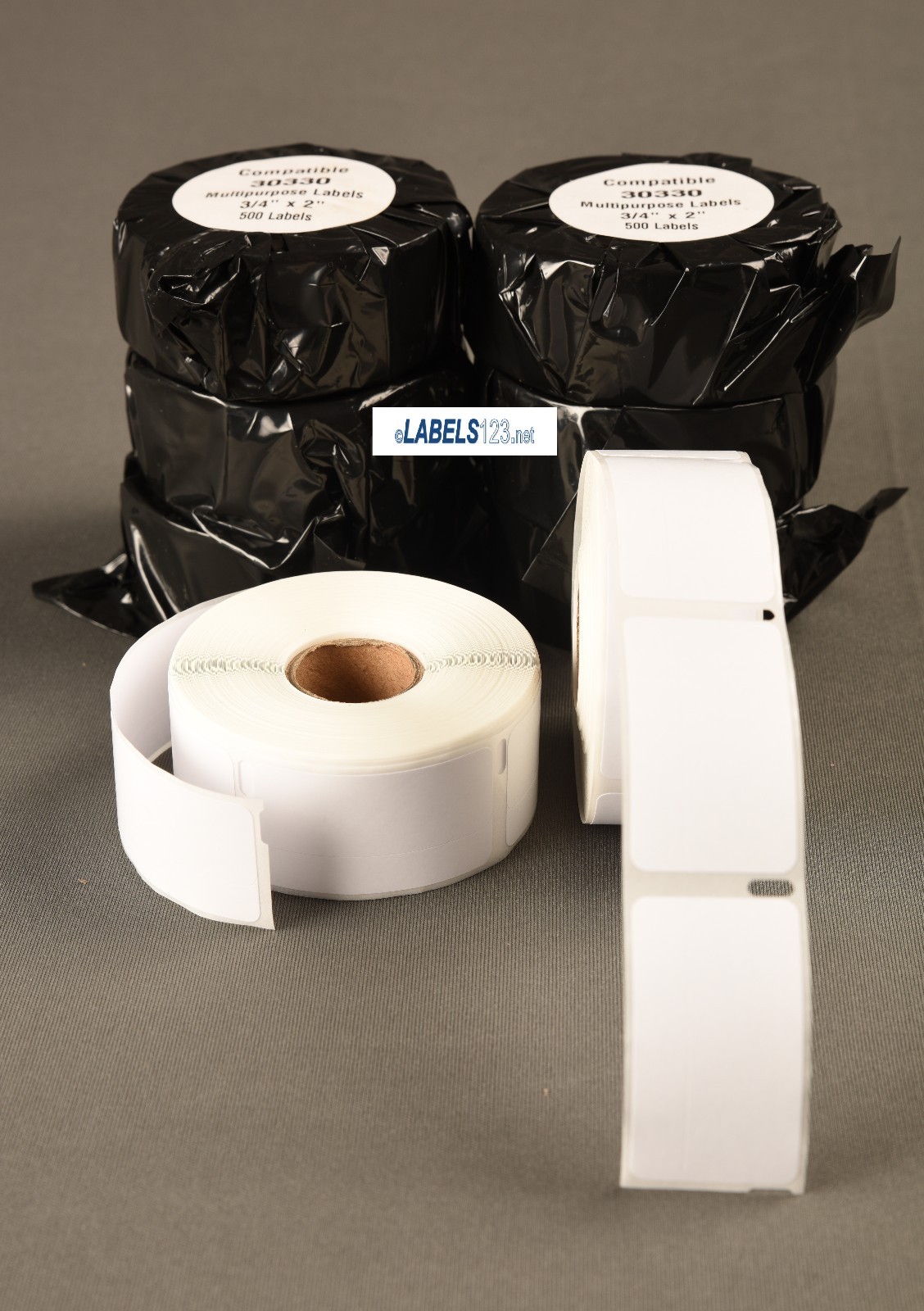 1 Roll Address Dymo Compatible White 500 Labels per Roll White 30330 Badges