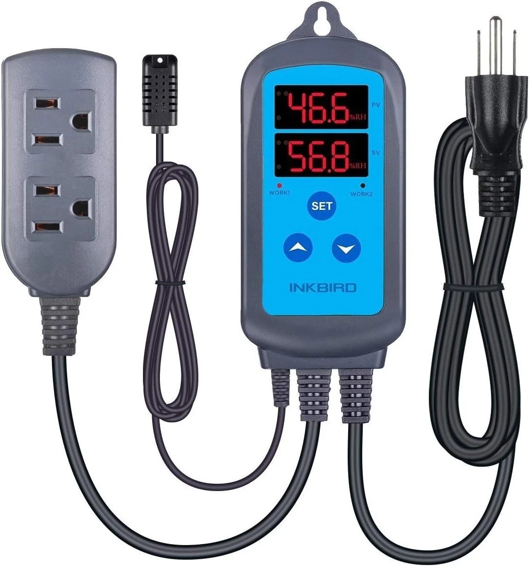 Pre-Wired Humidity Controller for Efficient Greenhouse & Mushrooms – 120V